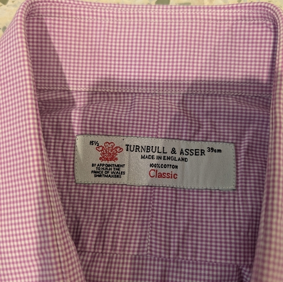 Turnbull & Asser Checkered Dress Shirt - Picture 3 of 6